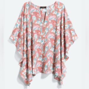 Status Stitch Fix 1x Vibrant Paisley Women's Tunic Top